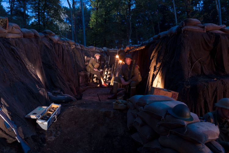 Decor voor de re-enactment van de Australische troepen in Zonnebeke tijdens WOI (9)