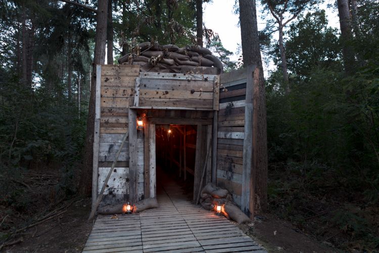 Decor voor de re-enactment van de Australische troepen in Zonnebeke tijdens WOI (14)