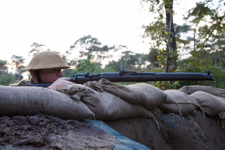 Decor voor de re-enactment van de Australische troepen in Zonnebeke tijdens WOI (15)