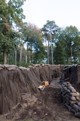 Decor voor de re-enactment van de Australische troepen in Zonnebeke tijdens WOI (19)