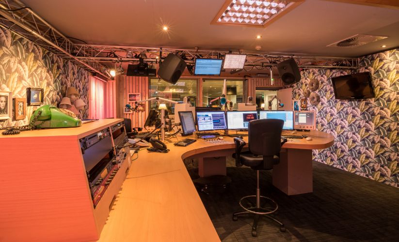 Decor voor de radiostudio van JOE fm (1)